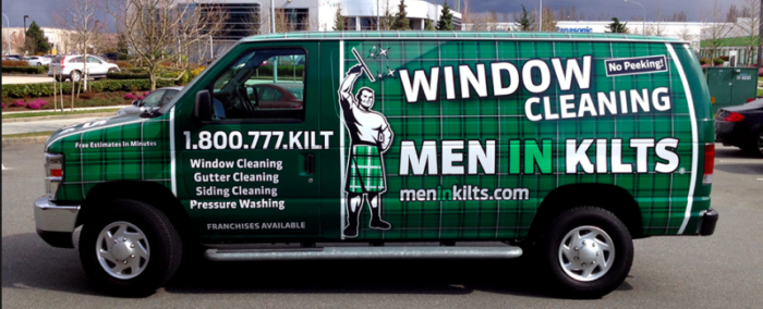 Men in Kilts wear green