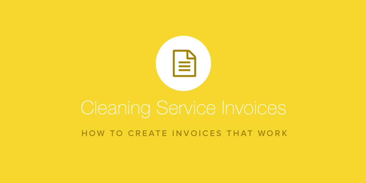 cleaning service invoice