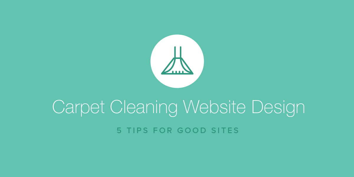 carpet cleaning website design