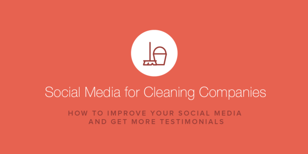 cleaning companies social media