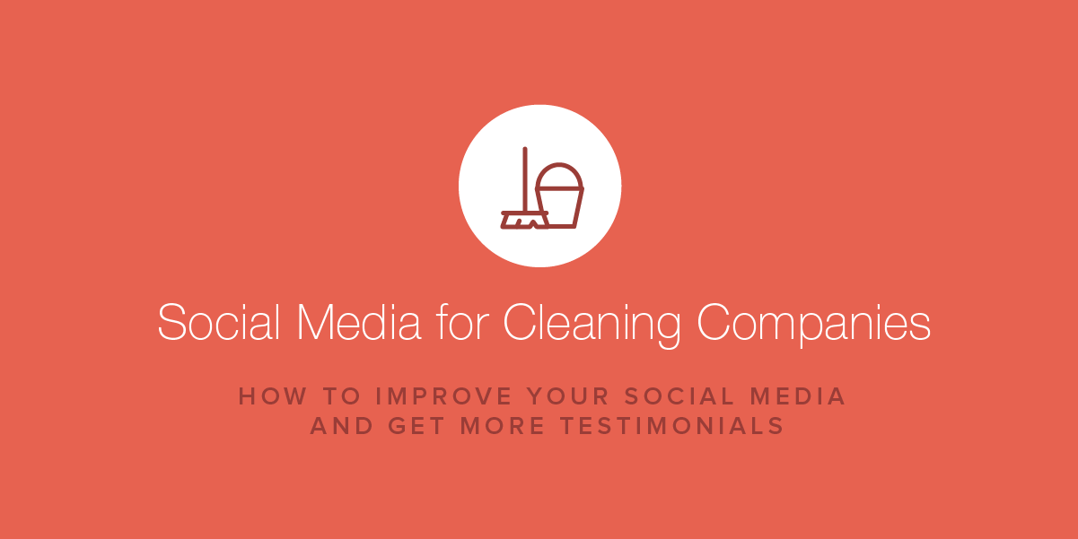 cleaning companies social media