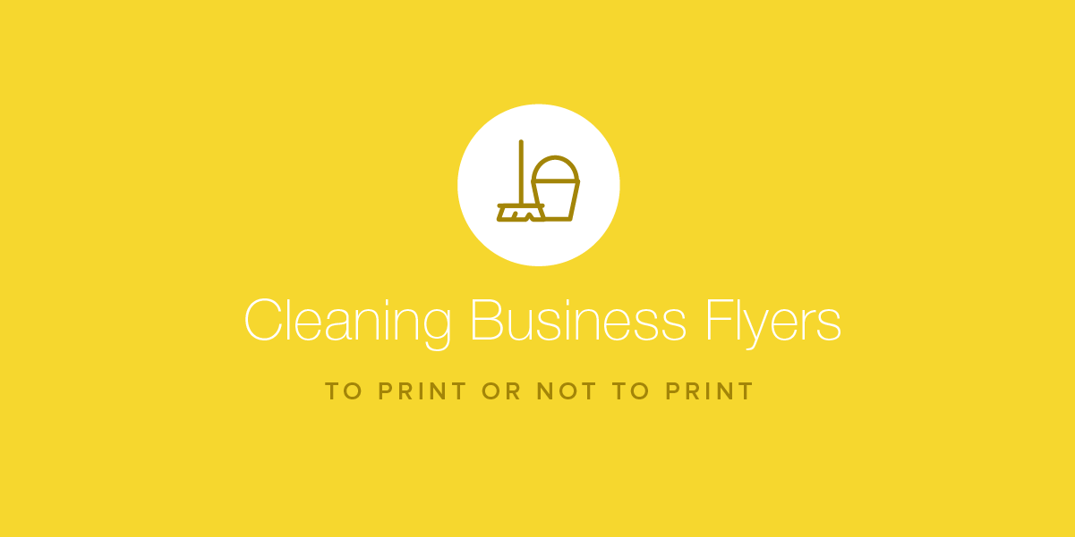 cleaning business flyers